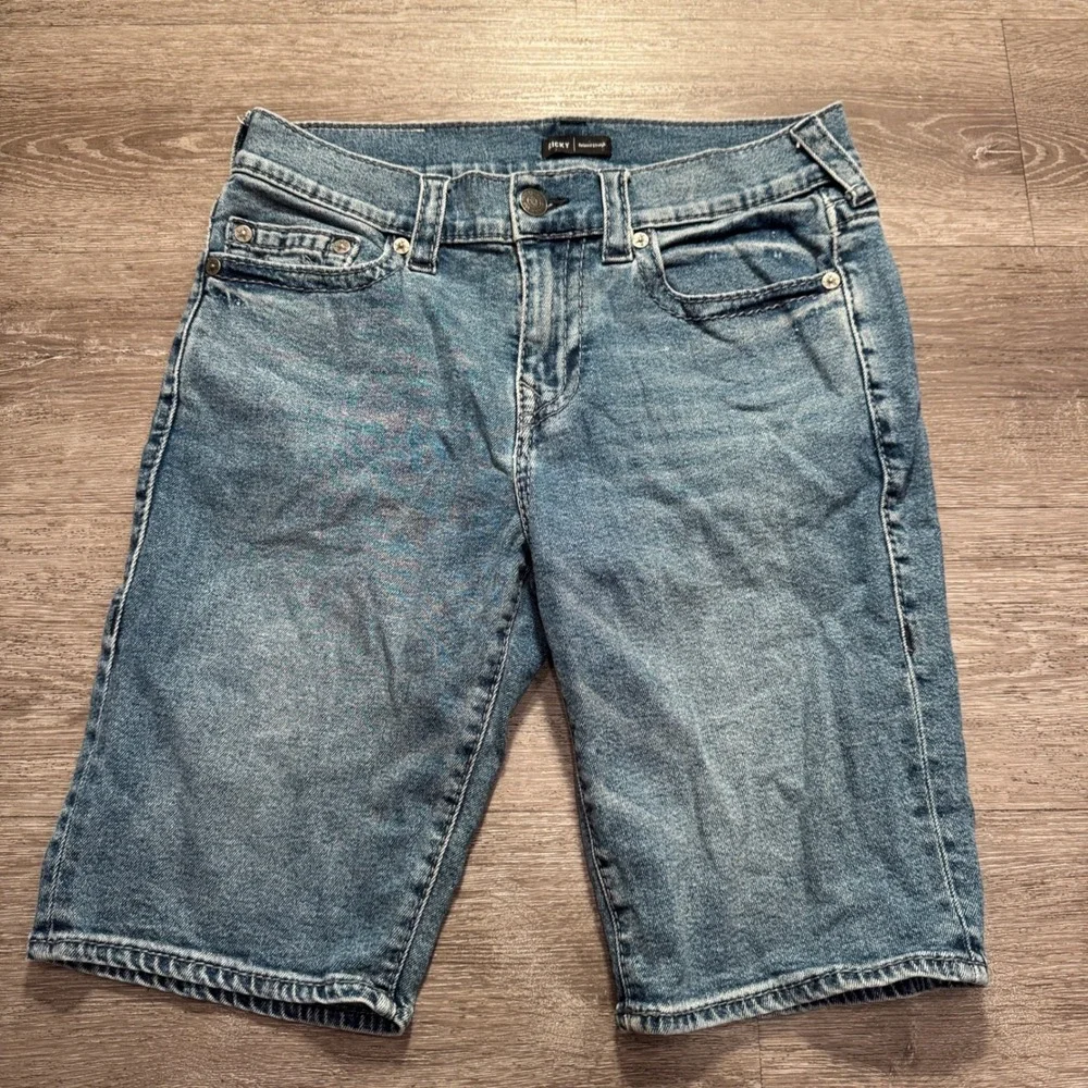 True Religion Ricky Jeans Shorts Mens 32 Blue Cotton Denim Relaxed Straight Y2K